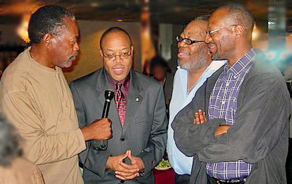 Ralph Stowe, second from left, flanked by brothers Wendell, left, the late James (Jimmy), third from left, and Philip were all diagnosed with prostate cancer. Following James' death in 2009, Ralph has been spreading prostate cancer awareness through jazz.